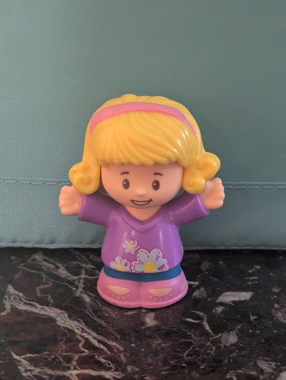 Little People - Purple and Pink Little Girl Figurine Kids Toy